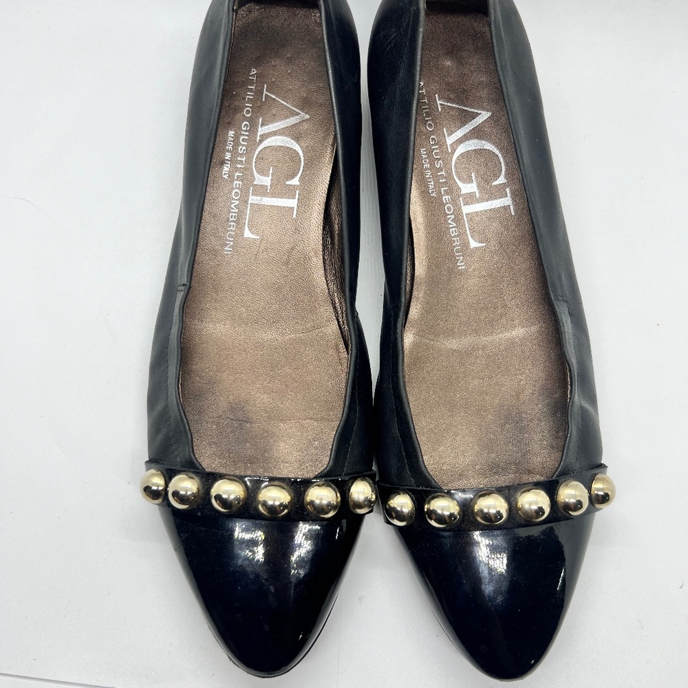 AGL Designer Leather Flats
